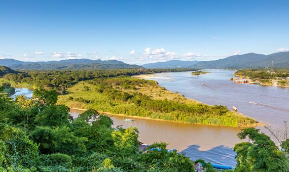 金三角坐船遊湄公河 Mekong River